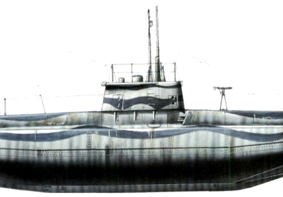 Корабль SMS UB4 [Submarine] - чертежи, габариты, рисунки